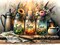 Diamond Art Kits for Adults, Inspirational Diamond Painting Kits for Beginners, 5D Vase Round Full Drill Gem Art for Adults, Paint by Diamonds Pictures DIY Crafts Kits
